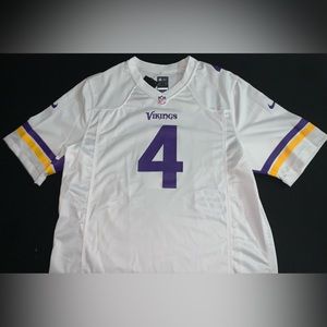 NWT Nike Dalvin Cook Minnesota Vikings #4 Road White NFL Game Jersey Men’s XL